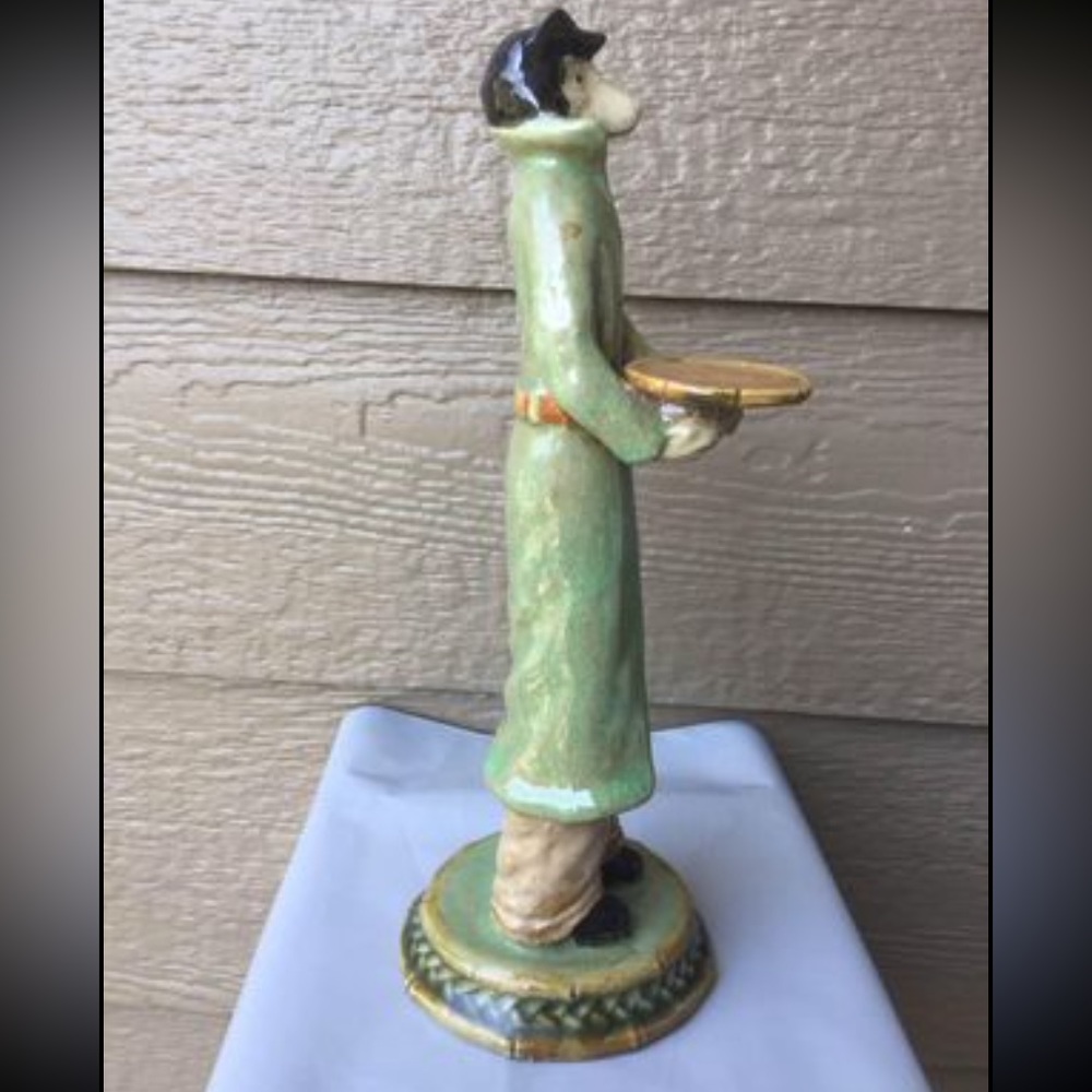 Porcelain Vintage Figurine One Beautiful Dog Butlers Strasbourg Unique - Picture 2 of 10
